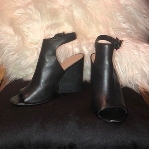 Tory Burch Grove Open Toe Bootie 10